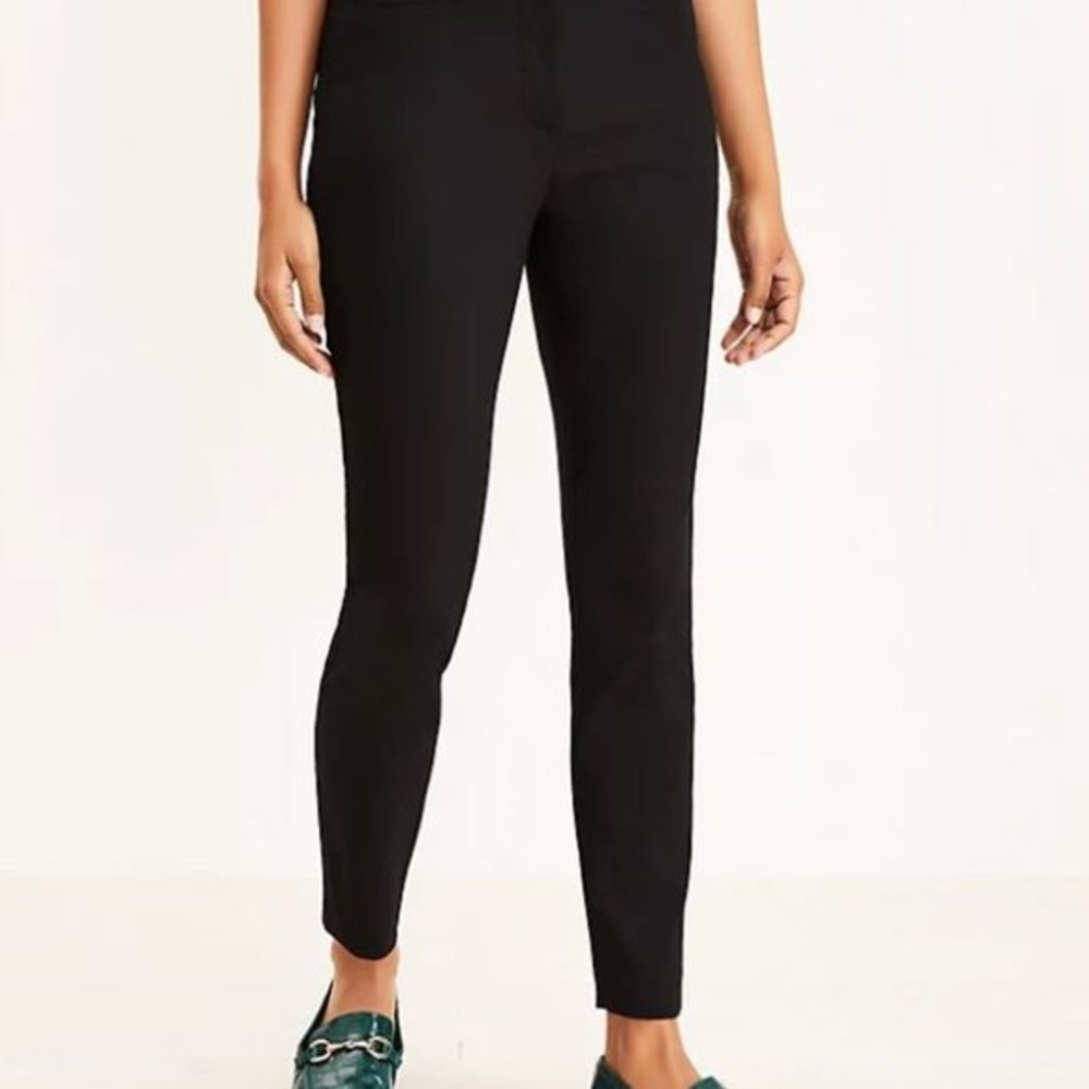Loft The Perfect Skinny black dress pants, size 2